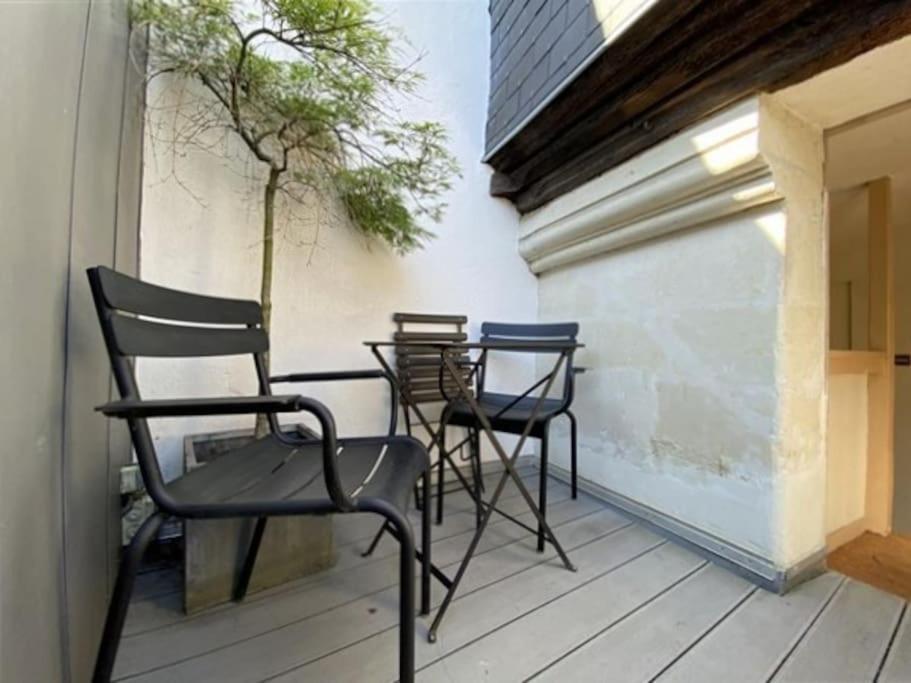 Superbe Studio Avec Terrasse - Cathedrale Nantes Eksteriør bilde