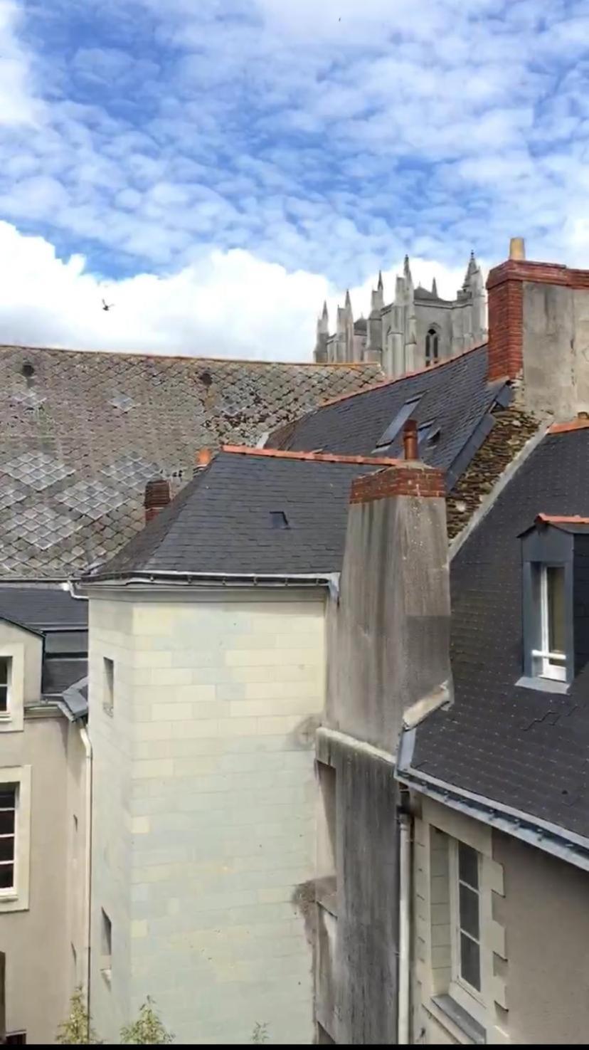 Superbe Studio Avec Terrasse - Cathedrale Nantes Eksteriør bilde